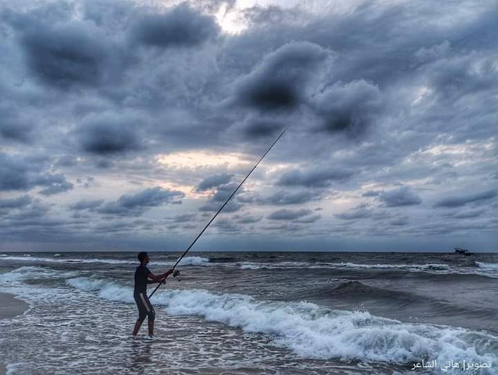 Fishing in Gaza.😍😍😍

#صباح_الخير