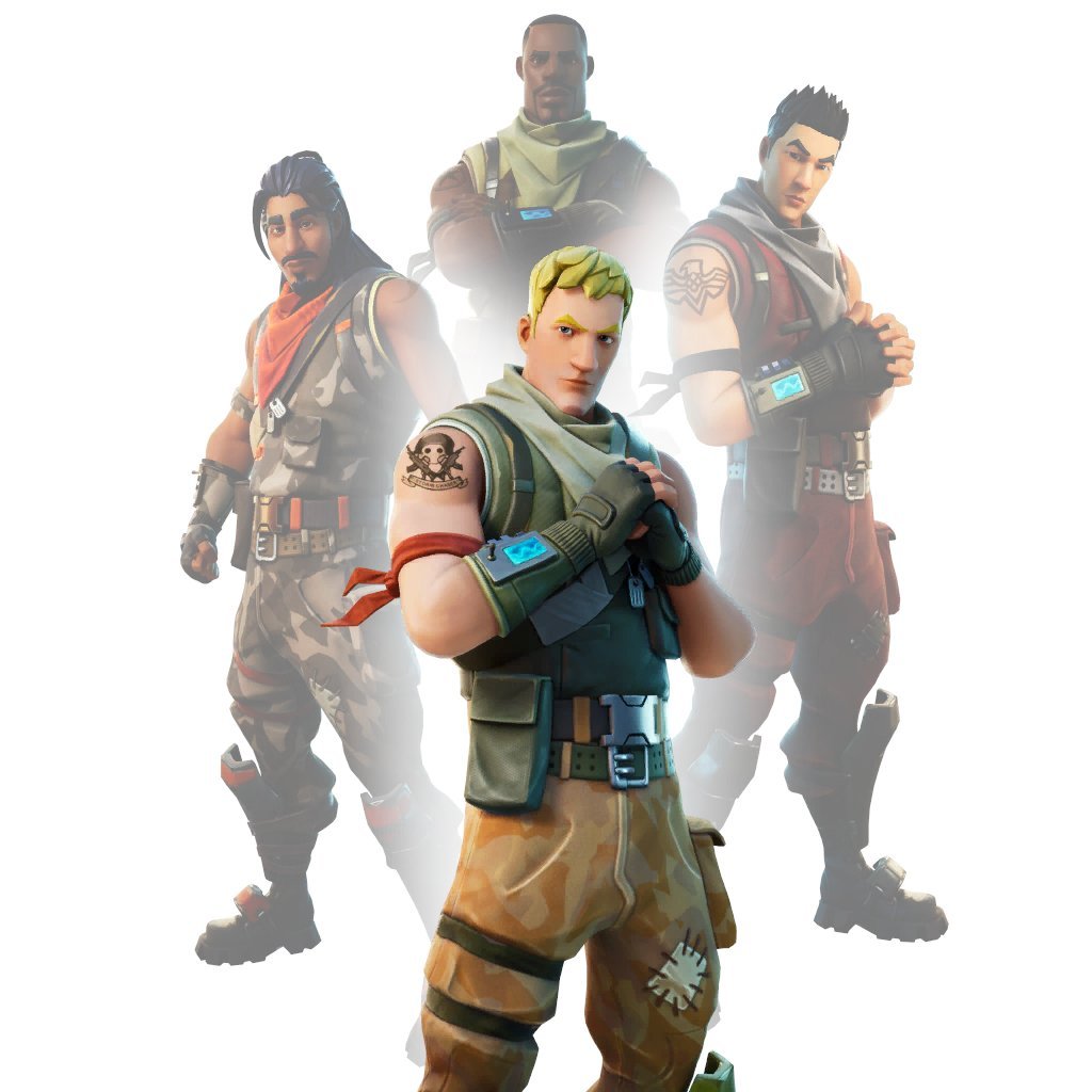 HYPEX's tweet photo. ICYMI: The default skins will return as bundles in the item shop, also with the first ever colors https://t.co/2xAsDbktOo