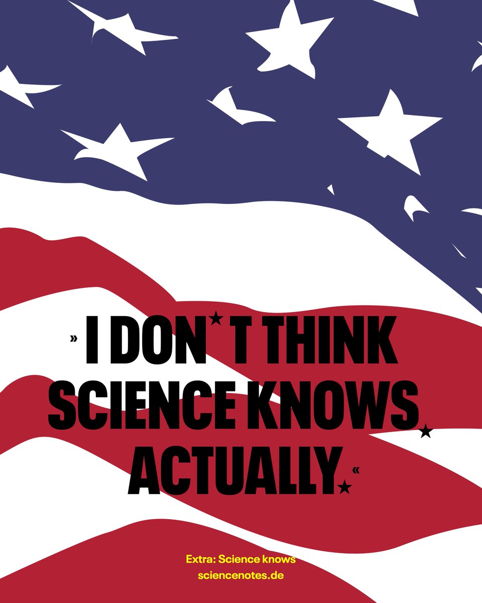 Er ist dir fast jeden Tag begegnet in den vergangenen Jahren und vermutlich kannst du seinen Namen nicht mehr hören: Donald #Trump - doch wir haben Geschichten zu erzählen über Trump und die #USA, die noch nicht veröffentlicht wurden:  sciencenotes.de/us-wahl/

#scienceknows