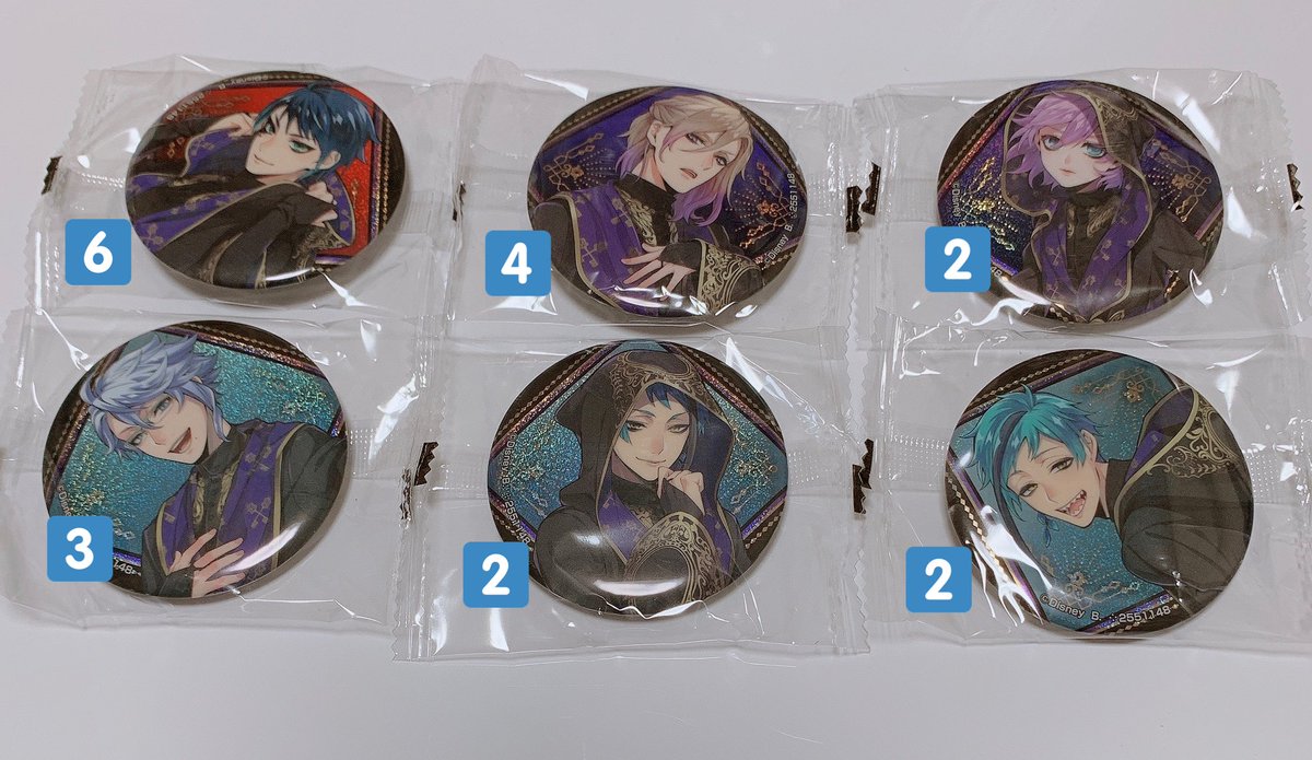 Re_nyan39's tweet photo. 【交換】ツイステッドワンダーランド ツイステ カプセル缶バッジ vol.3

譲)デュース アズール ☆ジェイド ☆フロイド ヴィル エペル

求)エース レオナ ラギー
vol.1、2エース ラギー＞レオナ ケイト2

＊大阪手渡し＞郵送2点〜優先
＊☆は上段と纏めて https://t.co/STHVkxlMYL