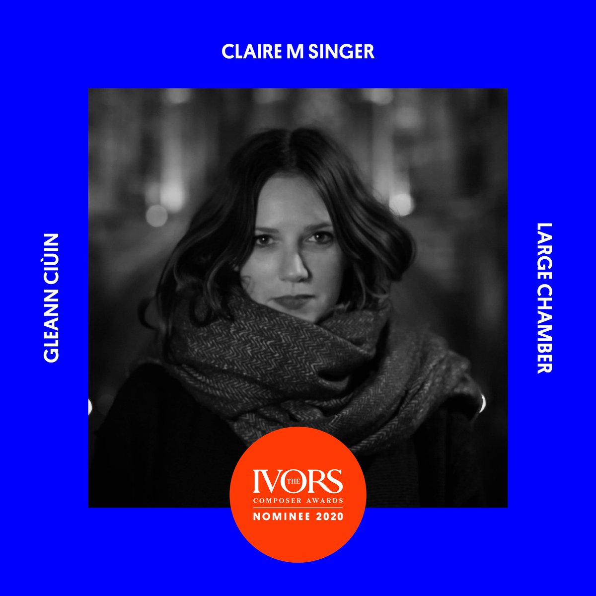 clairemsinger's tweet photo. I'm absolutely thrilled to announce that Gleann Ciùin has been nominated for an @IvorsAcademy Ivor Novello Award in the Large Chamber category!  Commissisioned by the wonderful @LCOrchestra ♡ #TheIvorsComposerAwards @touchmusic @FairwoodMusic https://t.co/ugtAw55ijV