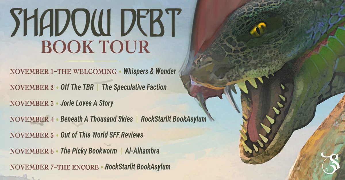 joriestory's tweet photo. Hallo, Hallo #TopTenTuesday!
Jorie went rogue with this week's topic - hosting a wicked #newtomeauthor's genre-bending #Fantasy series wherein he entertained me with "Top Ten Secrets of Surviving in the #VerinEmpire"!!π
#StorytellersOnTour | ππ§‘https://t.co/DhO07VGIOu https://t.co/RbIM0F1KRO