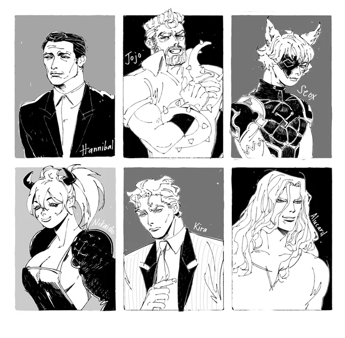 finally got to drawing six fanart thing lol (requests from IG) 