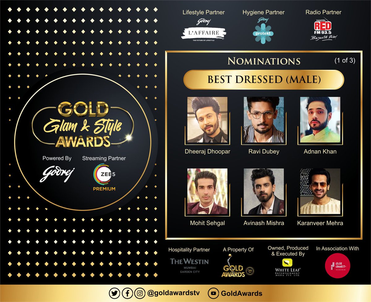VikasKalantri's tweet photo. Voting now open for the #bestdressedactor male (TV, OTT &amp; Social Media) please go to the link https://t.co/1oE3TmX1lt and start voting. #goldglamandstyleawards 🙌🙌 coming soon @goldawardsTV @Celebconnect32 @Whiteleafent1 👍👍 https://t.co/Rl9AkHX5S5