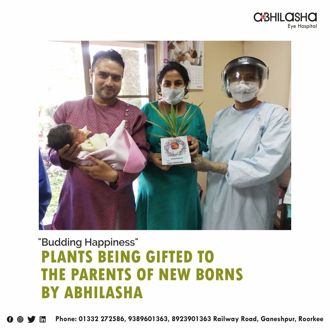 AbhilashaHealth's tweet photo. Little steps towards goodness always bring long lasting changes. Abhilasha Healthcare gives away cute planters to the parents of new borns for a happy and blissful beginning.

#Abhilashahealthcare
#AbhilashaEyeHospitalRoorkee
#AbhilashaEyeHospitalHaridwar
https://t.co/XSp8fAMe1a https://t.co/x6pR2Q6Gfr