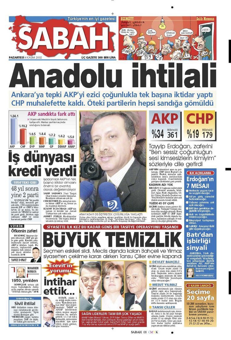 Bir akıl gelecek ki, akıllar delirecek. Ve bir devrim, evvela devrimi devirecek.        #3Kasım2002
#18Yıl #AKParti
