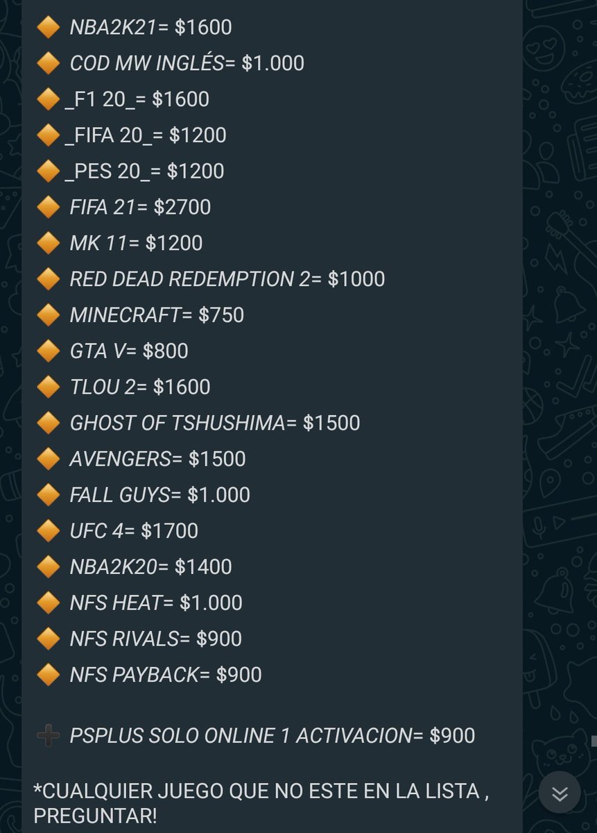 LoboShop2020's tweet photo. JUEGOS PS4! INCREIBLES AL MEJOR PRECIO! 🔥 https://t.co/AM9lKRaS1m
