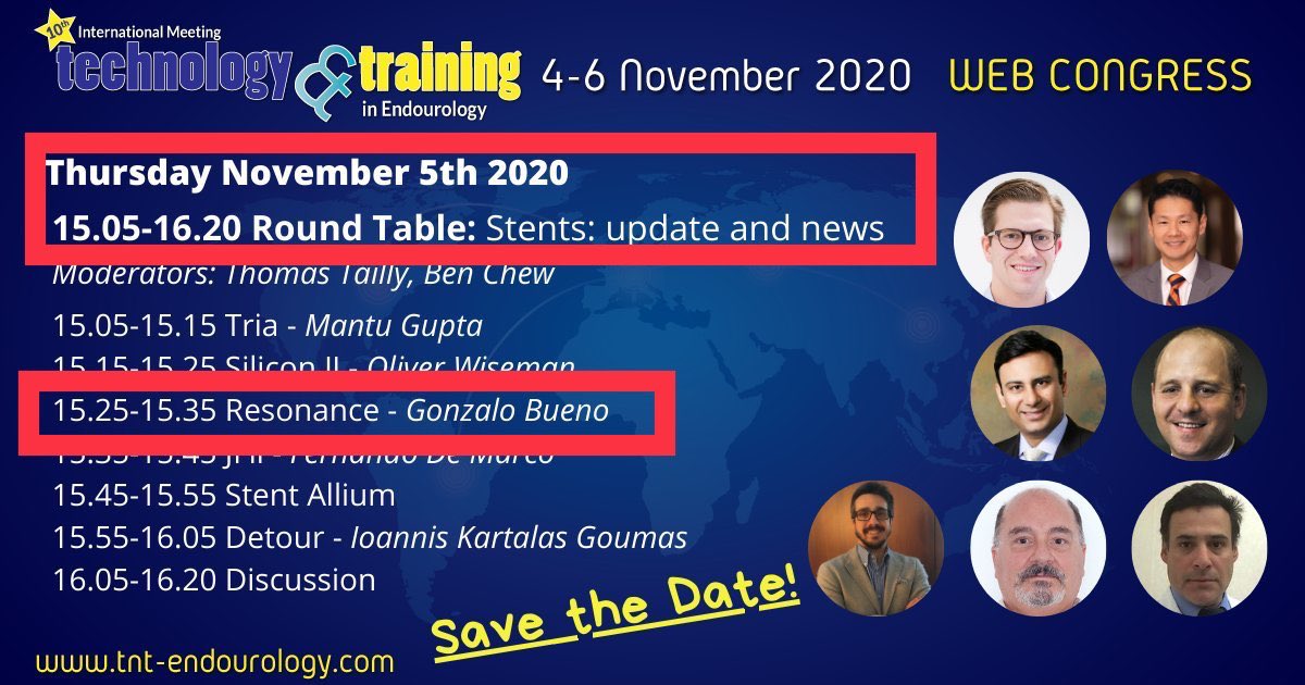 Giufrax's tweet photo. Don’t miss this appointment @EndourologyT on stents update on how 2 save money and best solution for your patients with Resonance @gonzalbueno @cookuro #UroSoMe    https://t.co/qmevTnx0LI https://t.co/KHJCCpwkkh