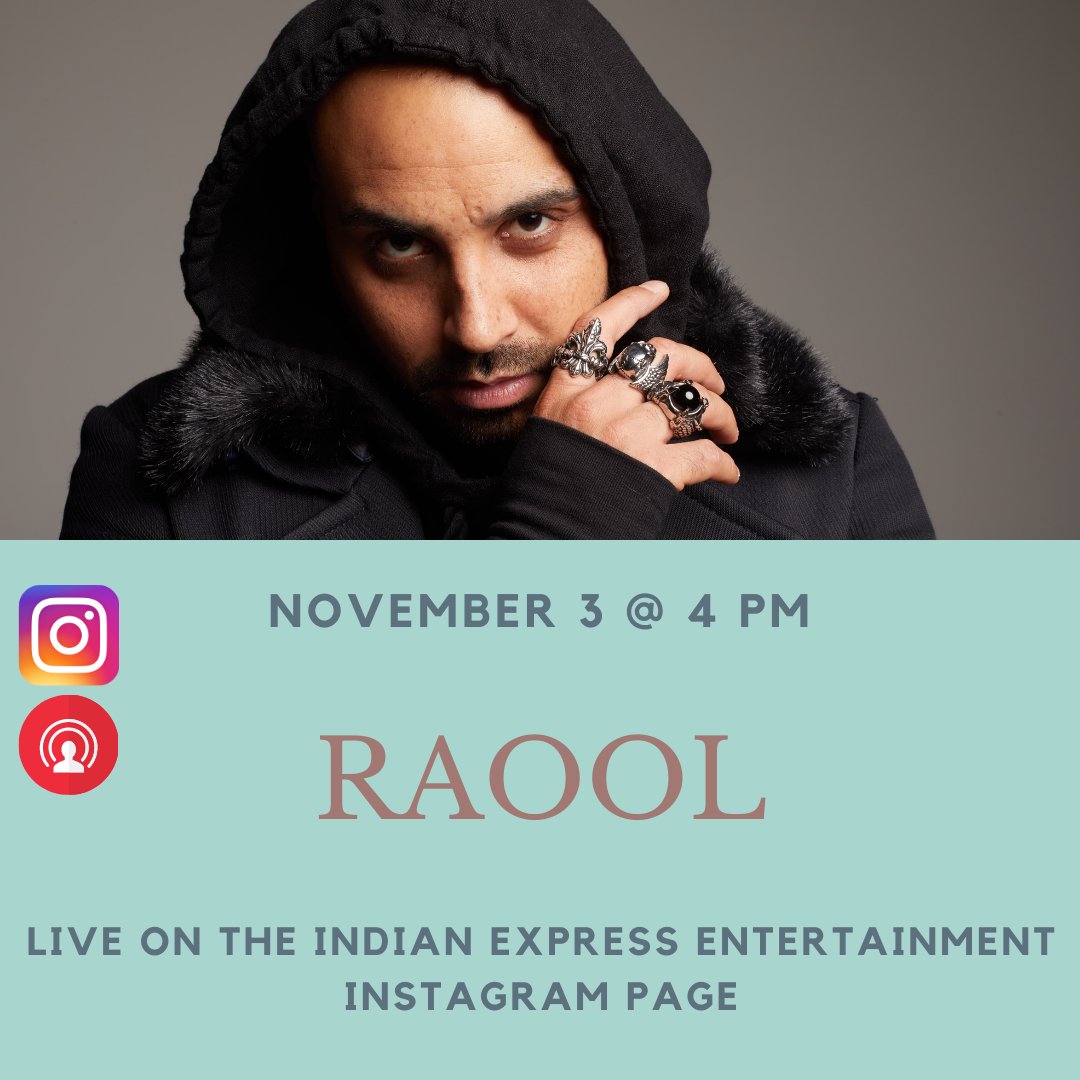ieEntertainment's tweet photo. Rapper-songwriter @RaOolWorld will be our guest at 4 pm. Don't miss the fun session at https://t.co/yGAAUyRGqD
#RaOol #GujaratStandUp https://t.co/7P6Us4K7R8