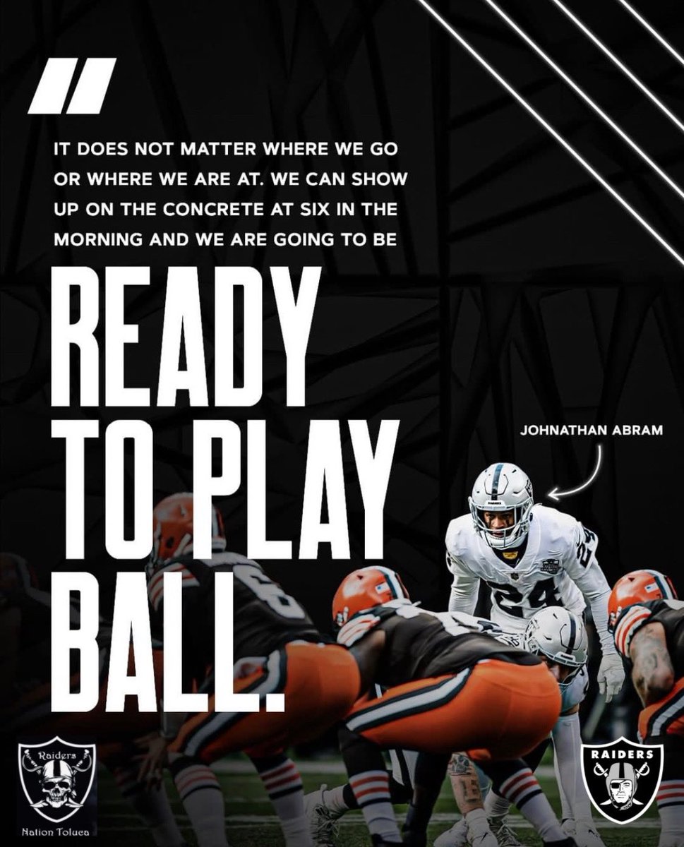 RaiderNationTol's tweet image. @Raiders @JohnathanAbram1 #RaiderNation #RaiderNationToluca🏴‍☠️ #LosMerosMeros