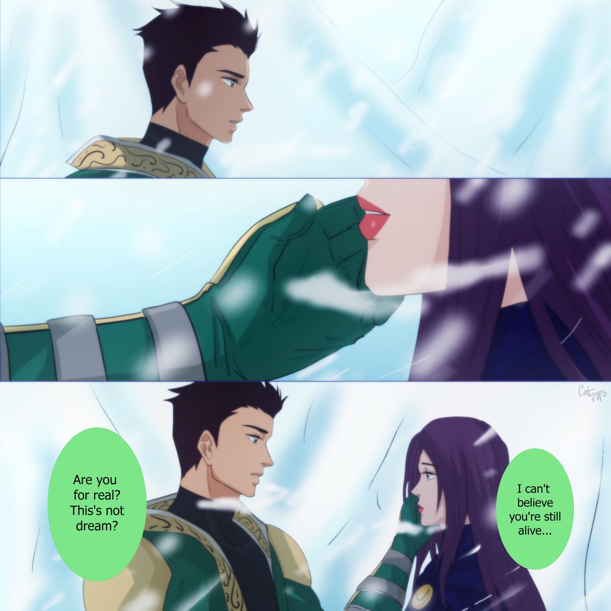catyyps's tweet photo. Part 2. Reunion Teen Titans
"FROM BEGINING TO END" #damianwayne #rachelroth #damirae #newearth #beyondbatman #dcuniverse #dccomic #teentitans #dcau #end https://t.co/6jzs2ZxHaY