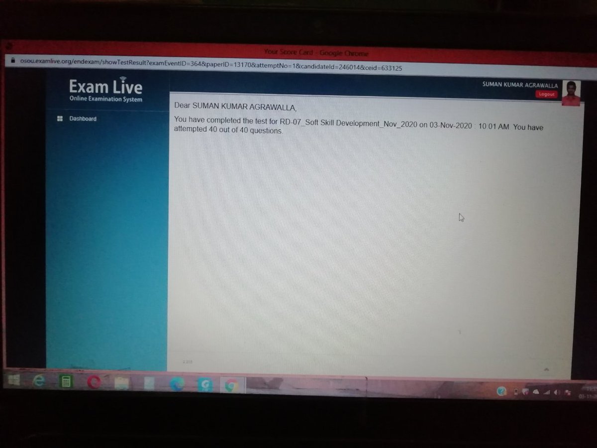 Skagrawalla's tweet image. 2nd exam completed

#OSOU #Sambalpur