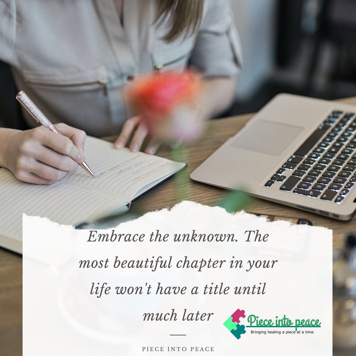 Pieceintopeace's tweet photo. Embrace the unknown. The most beautiful chapter in your life won't have a title until much later ❤ Let go of control. Embrace the unknown and Enjoy the unknown. Being mindful of its presence and staying  present without feeling anxious of the future. https://t.co/QsiqZXb3lw
