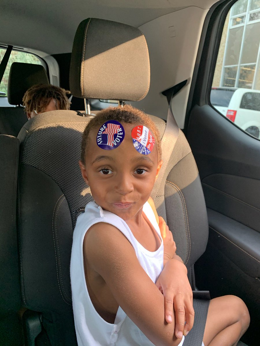 I hope everyone has or will exercise your RIGHT to VOTE. This is my first time educating myself on the national and local candidates, props and measures. I’m low key still confused on somethings but I pray my selections have positive implications for our childrens future! #VOTE