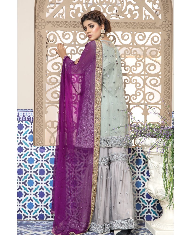 mabsy76's tweet photo. SUNSHINE- GREY BRIDAL NET GHARARA WITH PEPLUM AND CHIFFON DUPATTA
🌍 https://t.co/GE83abHRA6
.
#aeeza #boutique #fashion #bridal #WWERaw #teacher5oclockclub #BidenHarris2020 #Gaga #Poch https://t.co/sraJiTBGl8