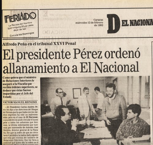 ¿SABÍAS QUE EN LA VENEZUELA ANTES DEL CHAVISMO EL PRESIDENTE MANDABA A CERRAR LOS MEDIOS DE COMUNICACIÓN? ESO SI ERA DEMOCRACIA!