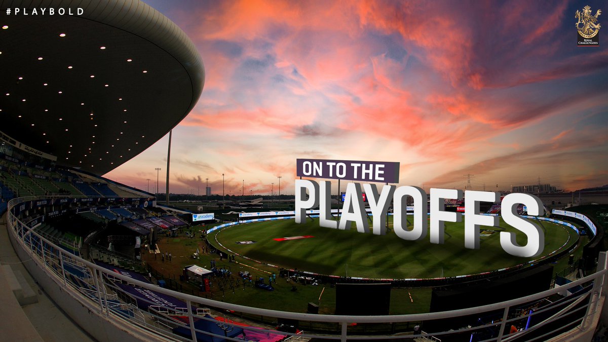 RCBTweets's tweet photo. Will we rise above the Sun or will it be a Knight to remember? 😉

Playoffs here we come. 😎

#PlayBold #IPL2020 #WeAreChallengers #Dream11IPL https://t.co/RT3JHASdXA