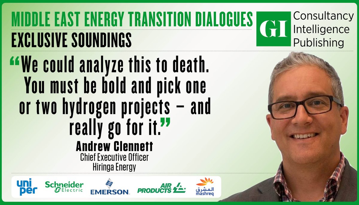 𝗘𝘅𝗰𝗹𝘂𝘀𝗶𝘃𝗲 𝗦𝗼𝘂𝗻𝗱𝗶𝗻𝗴𝘀: Middle East Energy Transition Dialogues

#energytransition #RenewableEnergy #hydrogen  #HiringaEnergy