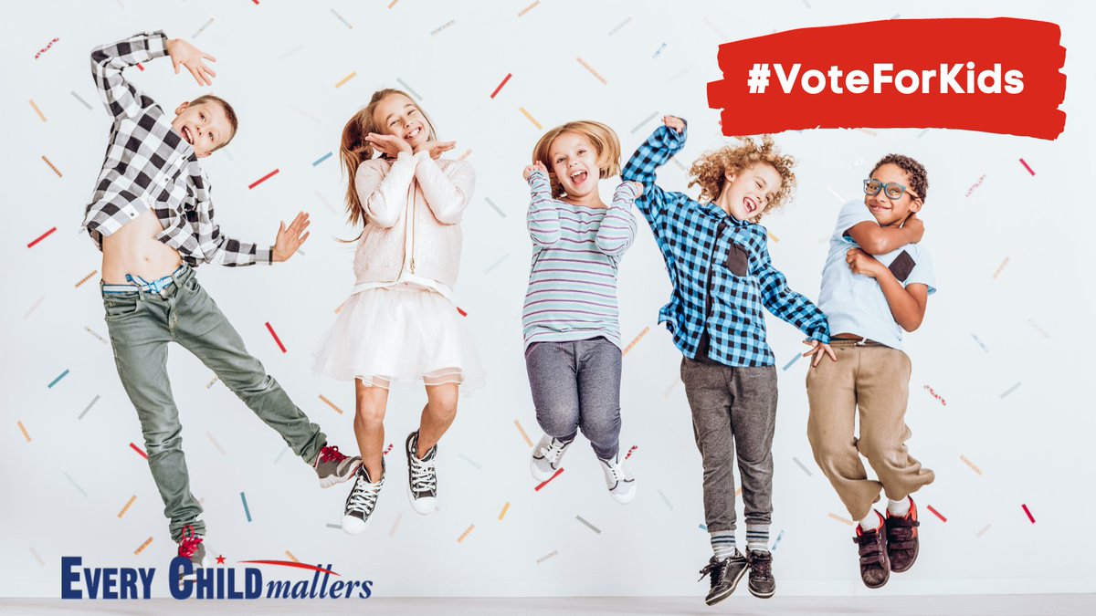VotingforKids's tweet image. Today is the big day 🎉🎉 As the polls continue to open, remember that our kids are counting on us to #VoteForKids this #ElectionDay!