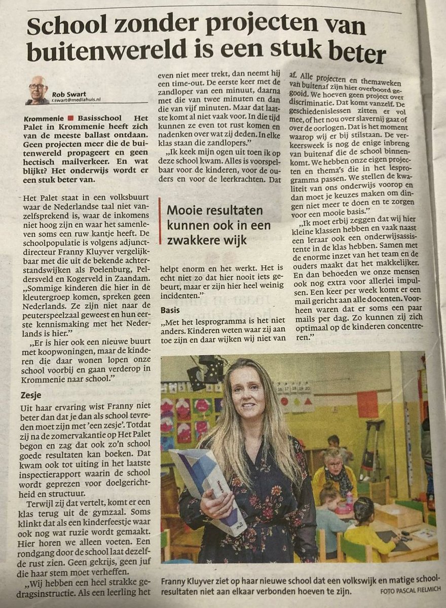 #trots op onze school en onderwijs!