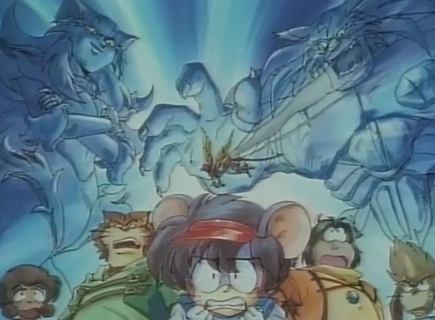 옛날애니는 한 에피소드 마지막에 이런식으로(주로 심각한 이야기로 끝날때)손으로 직접 그린 수채화풍 엔딩컷이 나오는데 이런거 참 좋아햇음......