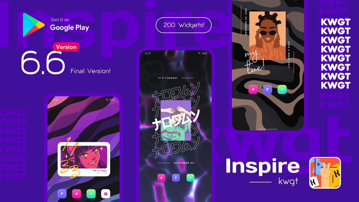 (っ◔◡◔)っ ♥

🙋🏻‍♂️ 𝗛𝗶, 𝗜𝗻𝘀𝗽𝗶𝗿𝗲 𝗸𝘄𝗴𝘁
𝗪𝗲𝗲𝗸𝗹𝘆 𝗨𝗽𝗱𝗮𝘁𝗲 &amp; 𝗙𝗶𝗻𝗮𝗹 𝗩𝗲𝗿𝘀𝗶𝗼𝗻!

⬇️ 𝗚𝗲𝘁'𝗲𝗺

🛒 bit.ly/InspireKWGT

✅ 𝗖𝗼𝗺𝗽𝗹𝗲𝘁𝗲𝗱 𝟮𝟬𝟬 𝘄𝗶𝗱𝗴𝗲𝘁𝘀!

🔎
𝗪𝗮𝗹𝗹𝗻𝘂𝘁 @notforyou666
𝗚𝗲𝗹𝗮𝘁𝗶𝗻𝗲 <a href="/izzldsgn31/">Indra Juliana</a>

#kwgt #widget