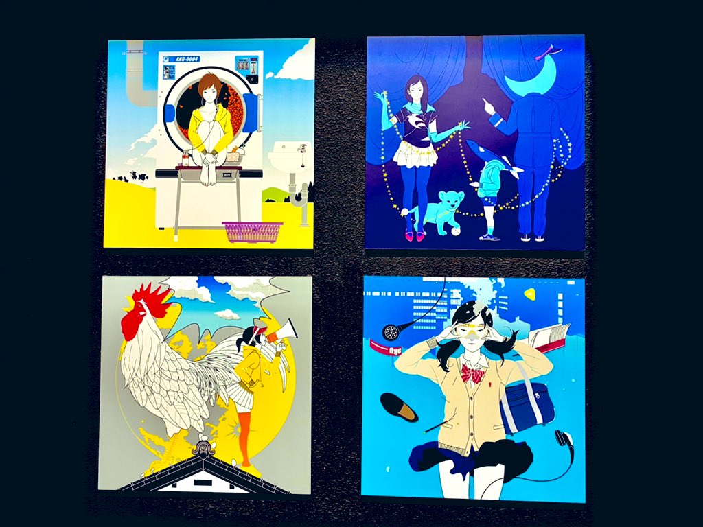 むらた かずしげ 茶封筒 水道橋のgallery moで 中村佑介展 を観てきました おなじみのアジカンcdジャケットや森見登美彦作品のほかコラボやオリジナル作品まで すごくたくさんの展示がされてました T Co Tkrctjskzh Twitter