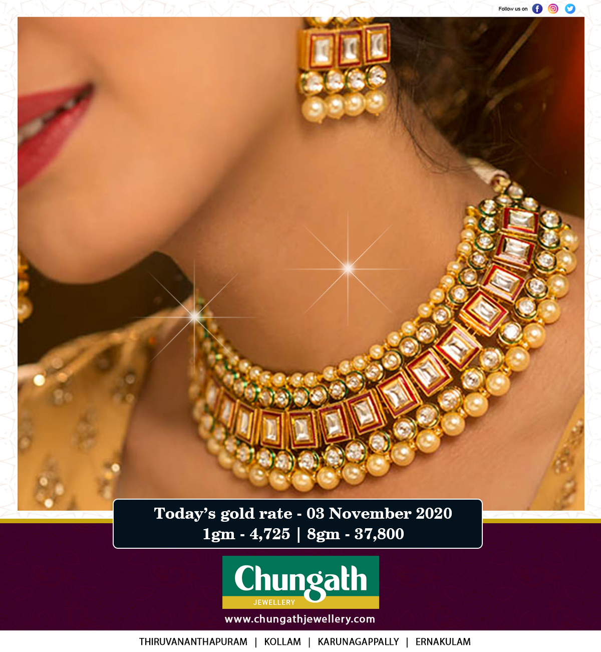 Chungath jewellery hotsell earrings