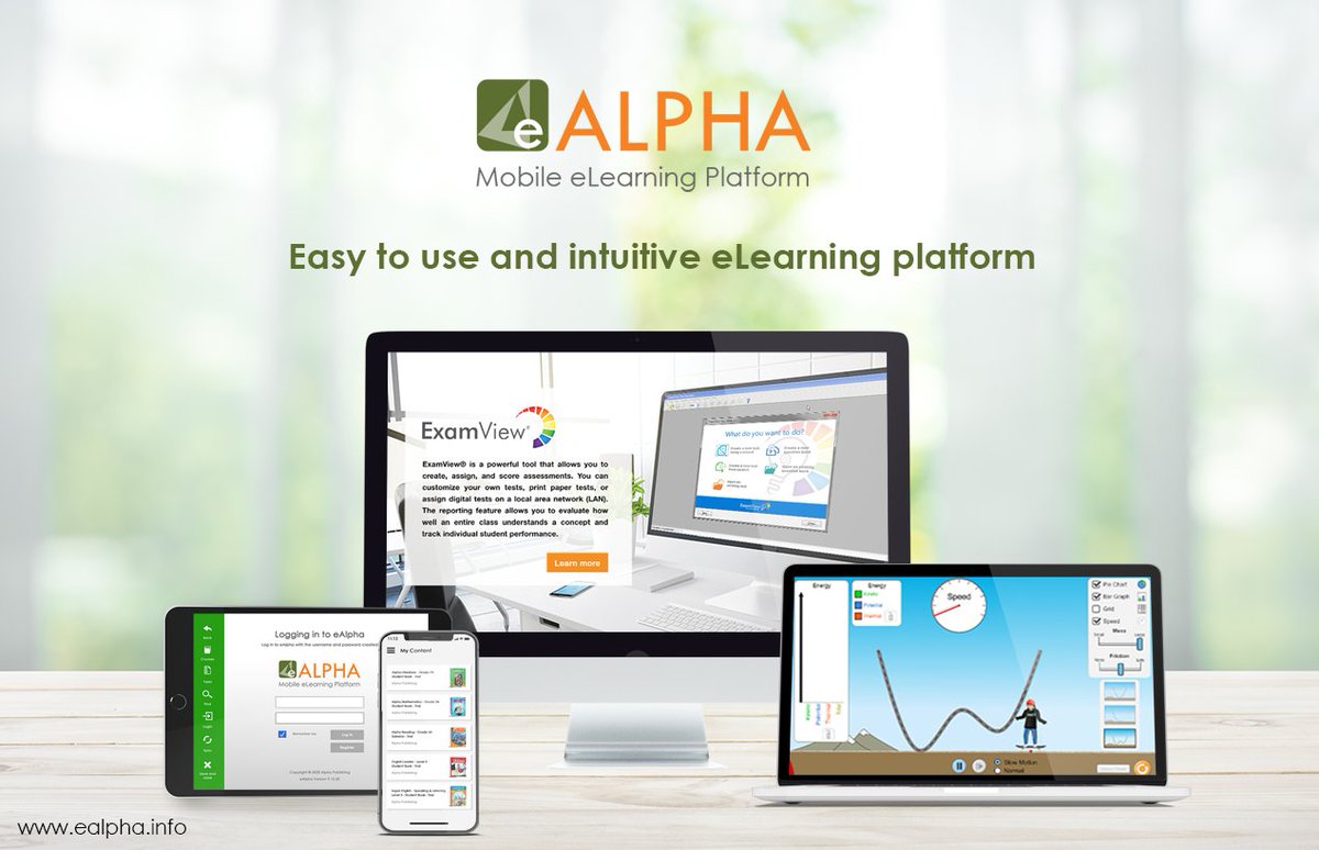 AlphaPubHQ's tweet photo. “eAlpha books are a really big help to us. I rate it as an outstanding educational reference and platform.”
-Dr. Jan, Academic Supervisor (Al Fajer Private School, Bahrain)
Do you want to try #eAlpha for FREE? Contact us at askme@alphapublishing.com.
#onlinelearning #elearning https://t.co/eBb2OlfDaC
