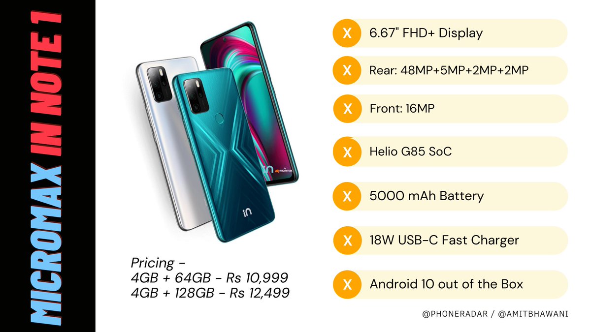 MasterGadgetsIN's tweet image. New Smartphone Launched Today by @Micromax__India
— #Micromax #INnote1

#MicromaxisBack #INForIndia