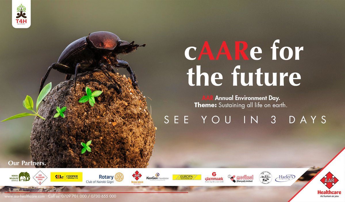 AAR_Healthcare's tweet photo. Our rich biodiversity depends on forests for habitat and the forests depend on you for preservation. This Friday we shall be at the Nairobi National park to plant trees. #calledtocAARe https://t.co/ih9XnyRTjP