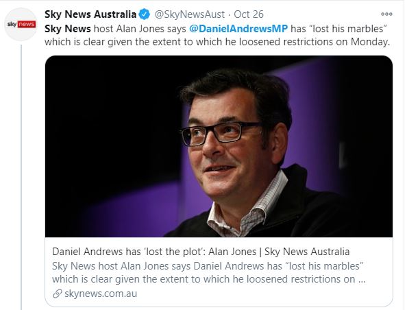 rohan_connolly's tweet photo. Well, well, well. @theheraldsun @SkyNewsAust @australian spectacularly out of touch with the public mood in Victoria again. Keep up the great work, guys. It's almost like the more you shit-can someone the more popular he gets. We see right through you, and you're pathetic. Cheers https://t.co/lw6i270Zne