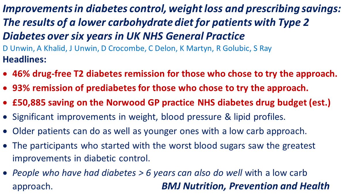 PUBLISHED! We wanted to showcase what a low-carb approach could achieve for people with #T2D in UK NHS general practice Our <a href="/BMJNutrition/">BMJ Nutrition, Prevention & Health</a> paper published today. Open access PLEASE read it nutrition.bmj.com/content/bmjnph… HUGE thanks to patients and staff <a href="/nnedpro/">NNEdPro Global Institute</a> Hurrah!
