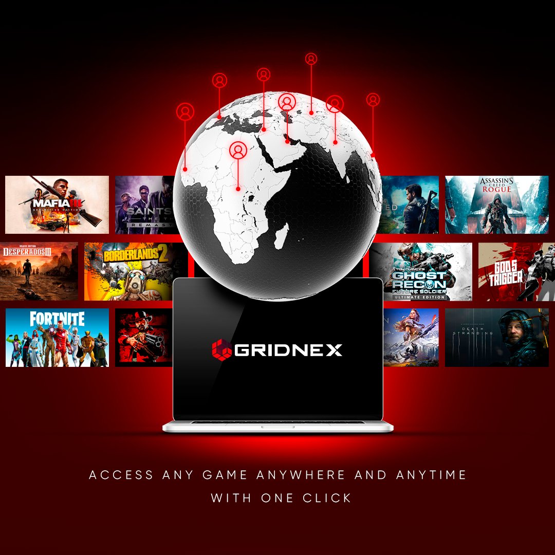 gridnex's tweet photo. Streaming games have never been so close !​

You can now access any game you want, anytime, anywhere and anytime ! ​

​Stop worrying about the High-end gaming PC setup and focus on playing games ONLINE with no specs limits 🎮 💻

​Get your trial now  🌐 https://t.co/iYcjFbaOFJ https://t.co/nWgJQNMCvy
