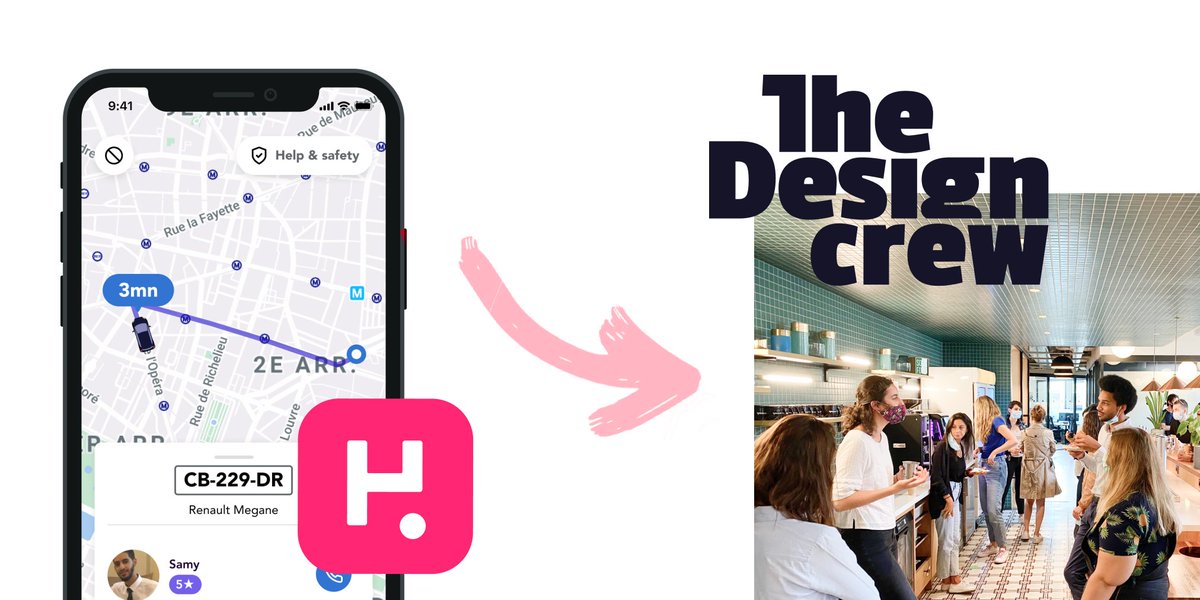Personal news: After 4 years leading product design at <a href="/Heetch/">Heetch</a>, I'm very happy to announce that I'm joining <a href="/_TheDesignCrew/">The Design Crew</a> as a co-founder and partner.

We'll try to offer design knowledge and expertise to anyone willing to build tomorrow's product and services.