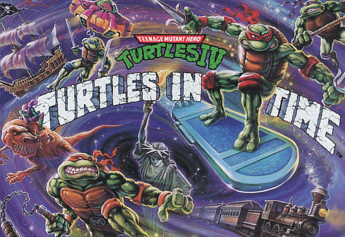 Super90sGames's tweet photo. Hoy a las 15:00h hora de comer Pizza!!!🍕😜🐢Con la #EdiciónEspecialTributo del #TurtlesinTime de #SNES. Estreno del #PosterPromo🌟con todos y cada unos de los contenidos de la Edición Tributo de estas 4 tortugas mutantes ninja! ☺️🙌🐢🍕#TurtlesIV #SuperNintendo #RetroGames 🍕🚀 https://t.co/VQOpv2jeFO