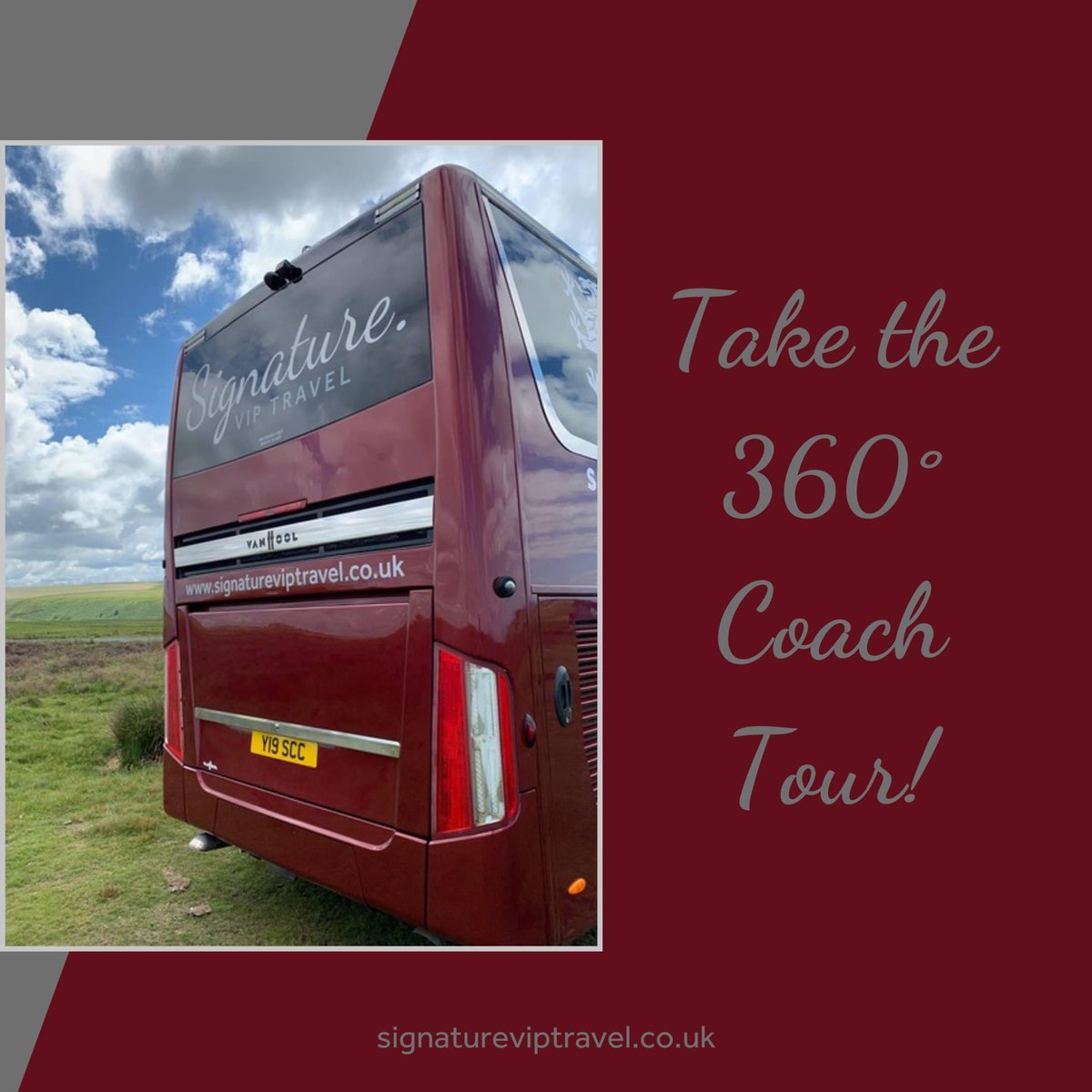 signature_vip's tweet photo. β Take a 360Β° Coach Tour! Built by specialist coach builder Van Hool our split level coach is first choice for many Premier League football clubs & other top level professional sports teams. β
Take the tour: https://t.co/egwfUfIEcq #SignatureVIP #360tour #luxurytravel https://t.co/GwXMNfKZzs