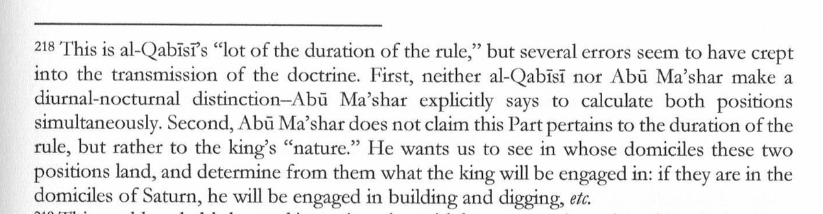Anyway, for what it's worth, here is the "recipe" for the simplest of Bonatti's rulership lots: Diurnal: (15 Leo- sun)+(Moon)Nocturnal (10 Cnc- Moon's position)+(sun) <But note that there are other interpretations of the lot-- see footnote>