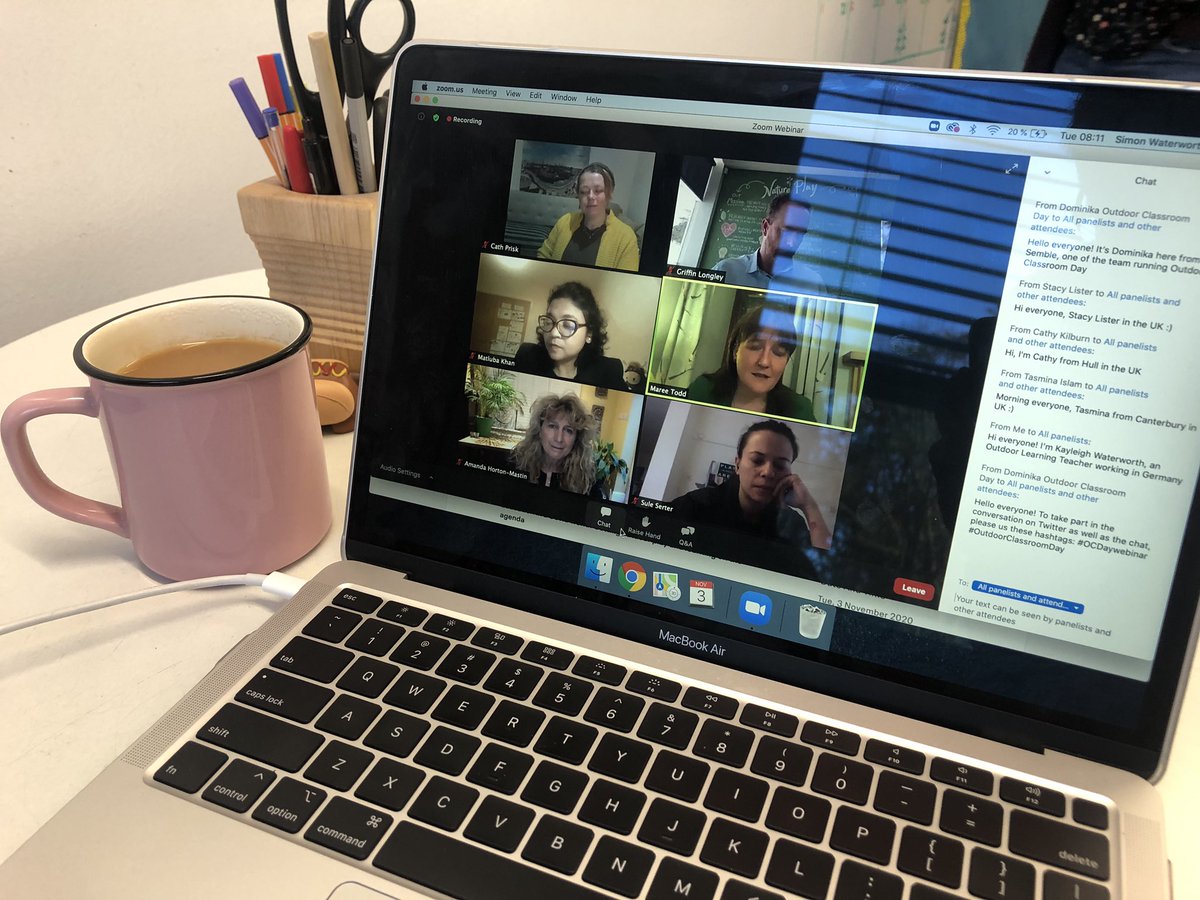 “Learning #outdoors is more important than ever”. Nothing quite like starting off your Tuesday with some #outdoorlearning discussion with ‘Education in a COVID world’ <a href="/isdedu/">International School of Düsseldorf</a> <a href="/OutdoorClassDay/">Outdoor Classroom Day</a> <a href="/LtL_News/">Learning through Landscapes</a> #OCDaywebinar #OutdoorClassroomDay <a href="/OLEISD/">ISD Outdoor Learning</a> #play #COVID19