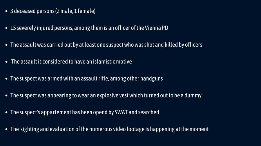 Update (1- hour old) from Vienna Police Department @LPDWien