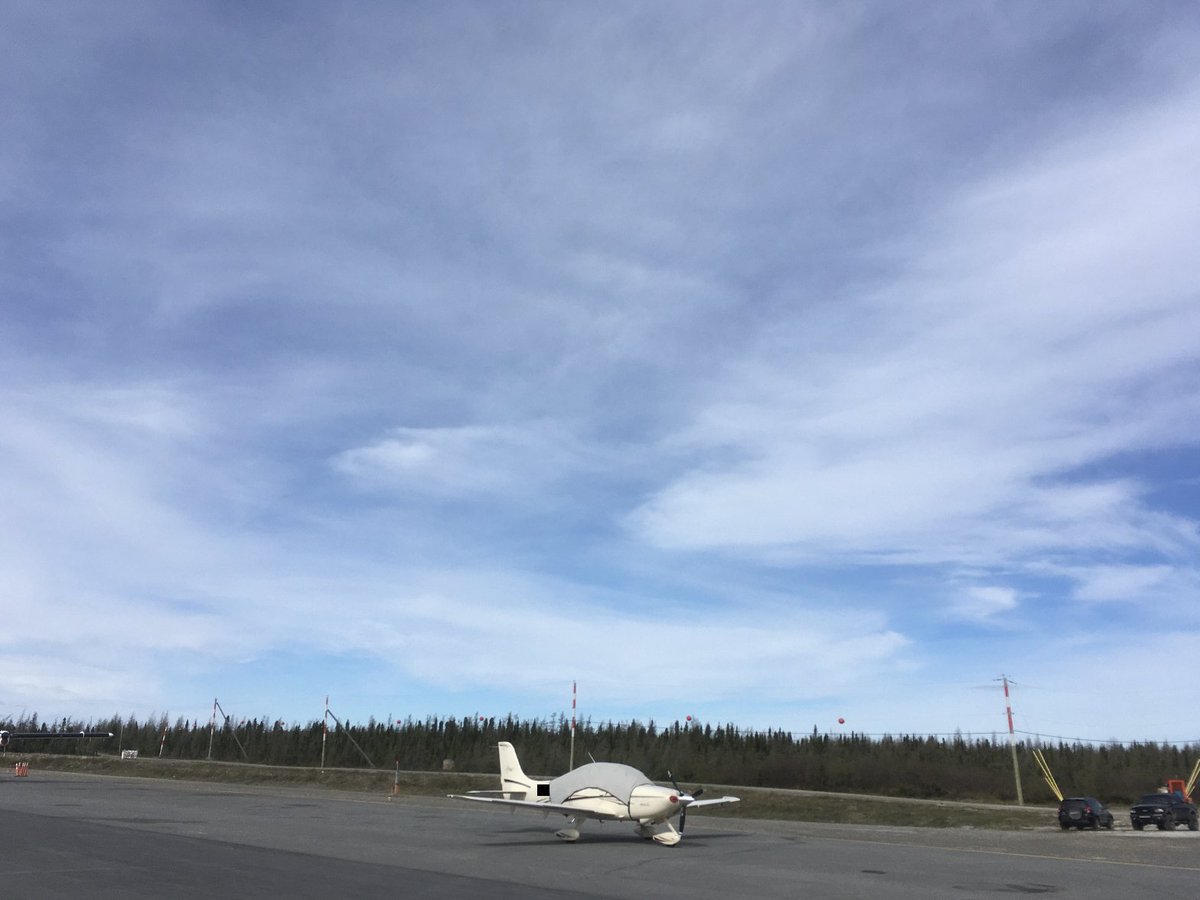 But we get past the storm and the backup instruments do their job. Welcome to Kuujjuaq! The engine sensor comes back after a restart. It's 11.30pm in these pictures; goodnight little plane