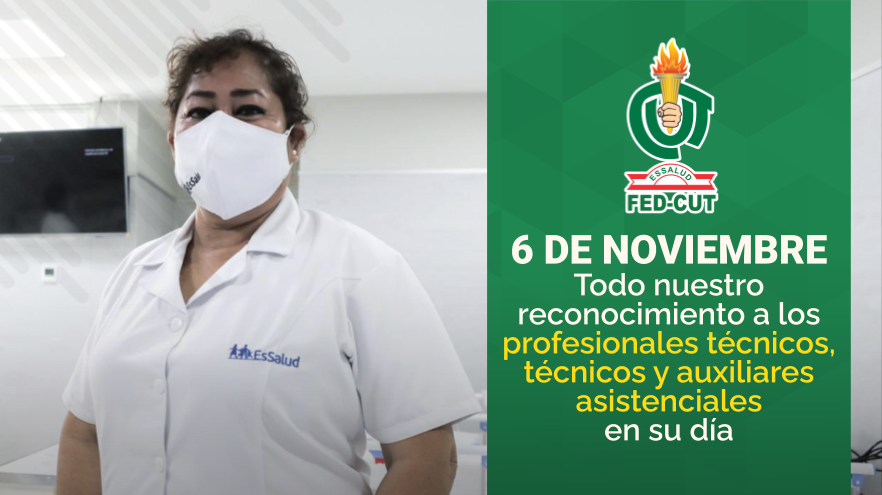 FedCut's tweet photo. Los profesionales técnicos, técnicos y auxiliares asistenciales son parte fundamental de nuestra organización. Esta semana los saludamos por su día y por la labor que realizan por la salud de millones de peruanos. ¡Felicidades, compañeros y compañeras! ¡Unidos somos más fuertes! https://t.co/aKaXT3Brx4