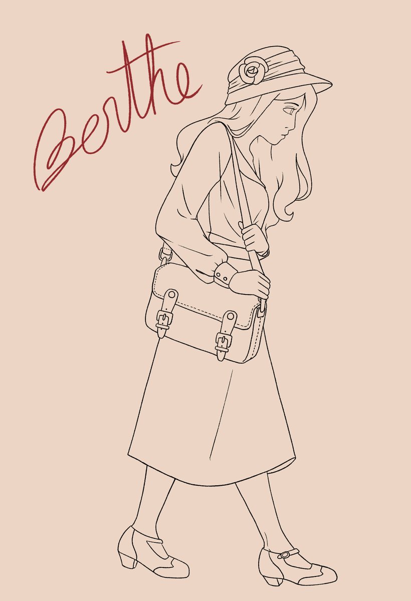 mariagilg95's tweet photo. De pura casualidad he encontrado en lo más profundo de mi PC el #lineart de mi primer personaje de #rol, Berthe, pa un rol de #Cthuluh, a la pobre nunca la terminé de pintar, aunque preveo que en breves podría hacerlo ❤️ 
#characterdesign #rolcharacter https://t.co/Gtvf3xjLbb