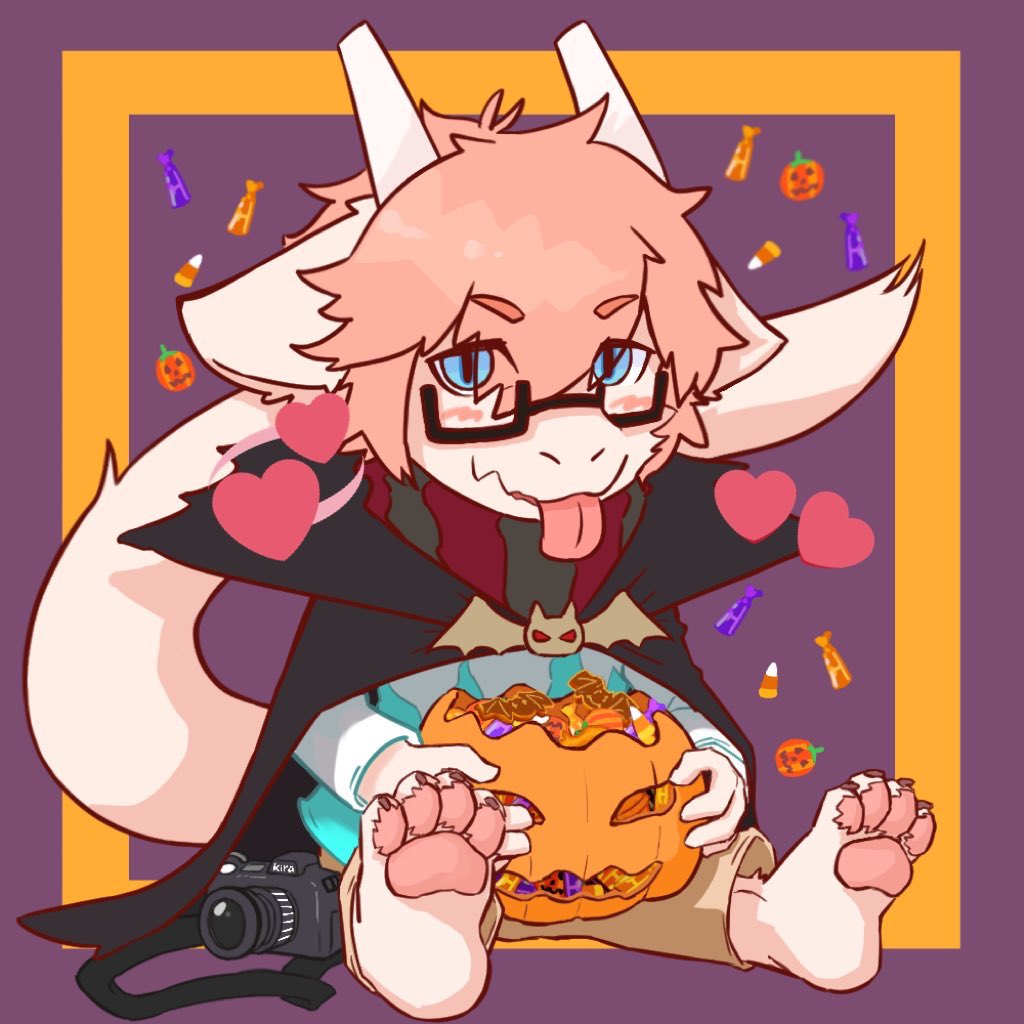 【CM】Lovely pink dragon～💕
#furry #paw #Halloween