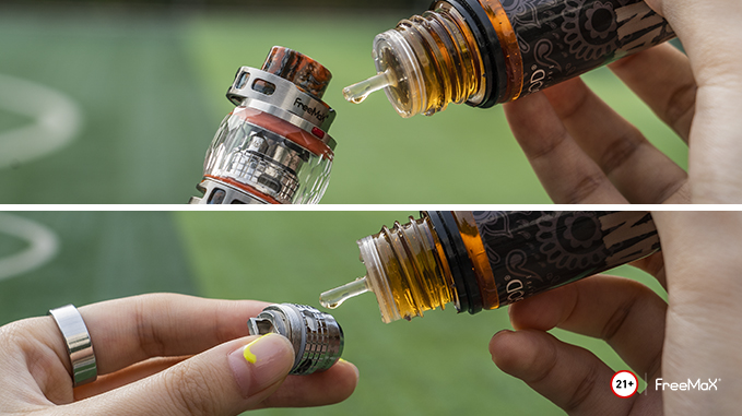 Freemaxvape's tweet photo. Maxus 100W with Fireluke 3⁣⁣
Slide to open the top cap from the red mark, ⁣⁣fill e-liquid, adjust the airflow, then enjoy vaping🤩⁣⁣

⚠️For 21＋ only.⁣⁣⁣⁣⁣⁣⁣⁣⁣⁣⁣⁣⁣⁣⁣⁣⁣⁣⁣⁣⁣⁣⁣⁣⁣⁣⁣⁣⁣⁣⁣⁣
#maxus100w #teafibercotton #freemaxmpro #fireluke3 #subohm https://t.co/hAa4bqaKgc