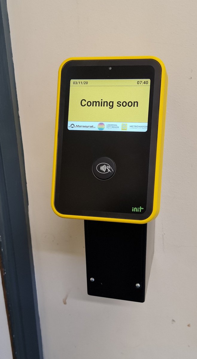 Anyone any idea what these are? Spotted a few in <a href="/merseyrail/">Merseyrail</a> stations the last few days.

Could we finally be getting the fabled fully integrated smart card system with online account access that Walrus was supposed to be?

Or just a new way to pay for a paper ticket?