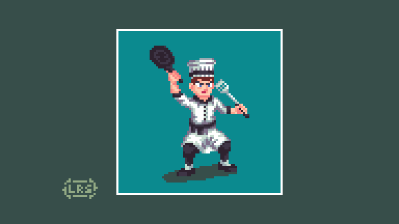 LoonRealmStudio's tweet photo. #pixel_dailies
Theme: #Spatula

You wouldn't want to mess with a chef who's readily armed for battle with his spatula and frying pan.

@Pixel_Dailies | #pixelart | #PHixelart | #artPH | #aseprite https://t.co/rQTDCcgMHb