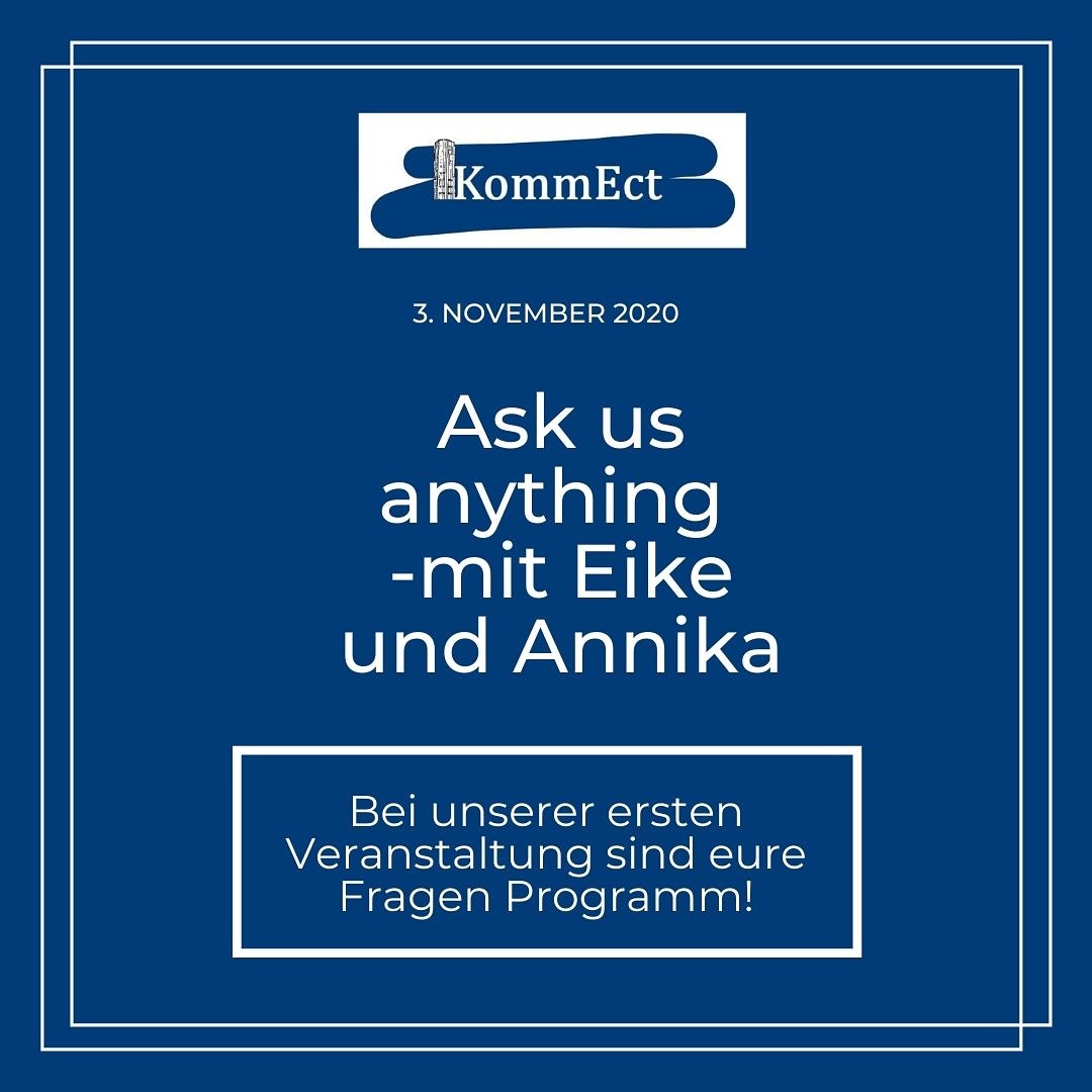 EctKomm's tweet image. Heute Abend geht es los 👍: @annikarrr und @e_dalhoff beantworten eure Fragen zum Thema Studenteninitiative und Berufseinstieg.
Wir freuen uns auf euch 😊
#publicrelations #youngprpros #kommect #unidue