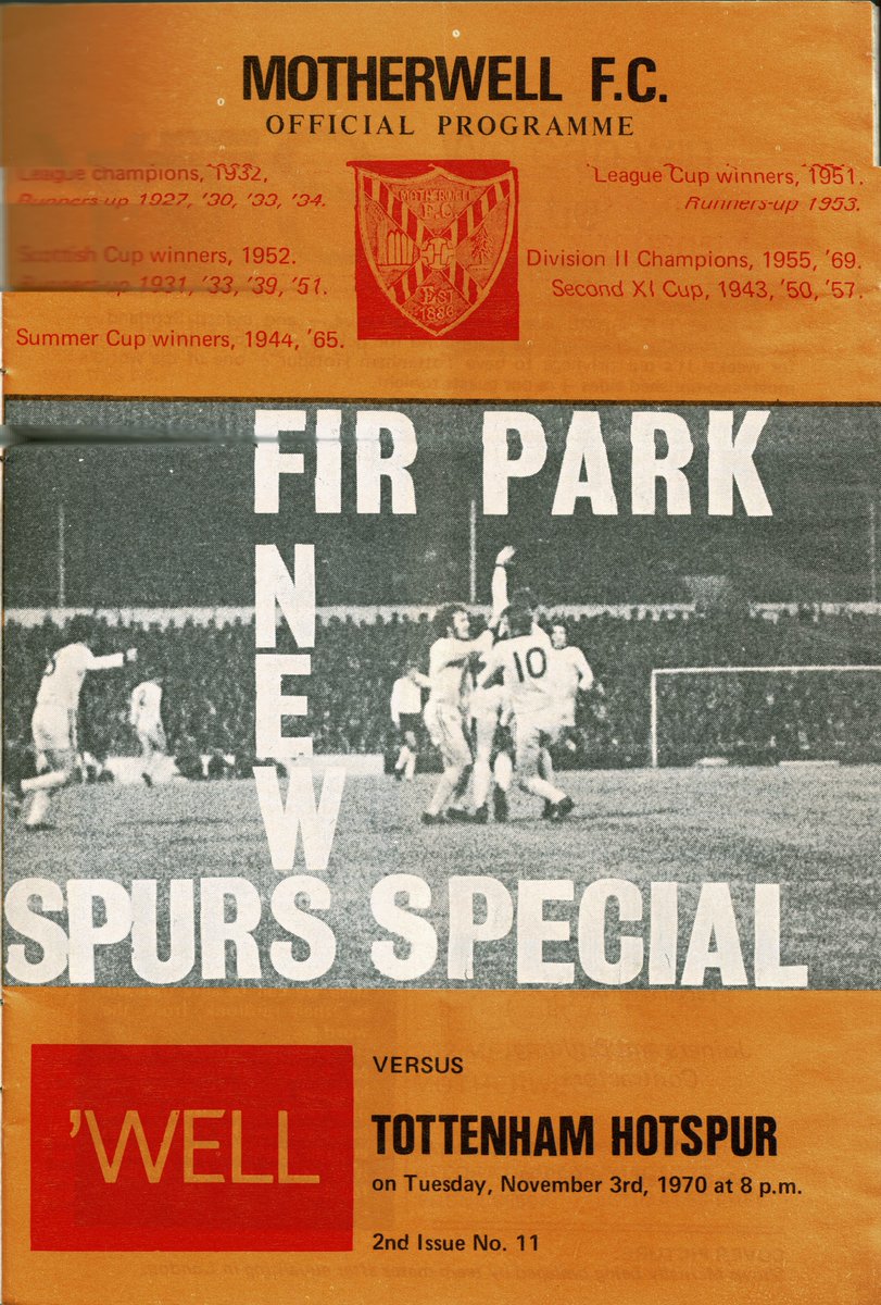 Spurs scored first that night but goals from Tom Donnelly, Bobby Watson and Brian Heron saw the ‘Well record a famous 5-4 victory. Fans of a certain age will remember that November night under the floodlights as if it was yesterday. 2/4