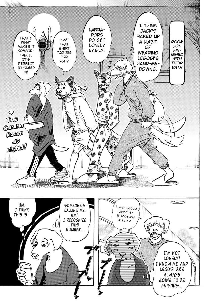 37. BEASTARS - Paru Itagaki. The story takes place in a world of modern, civilized, anthropomorphic animals with a cultural divide between carnivores and herbivores. Manga has way more content than anime, so check it out if you haven't. I can't believe it ended so soon I'm sad? 